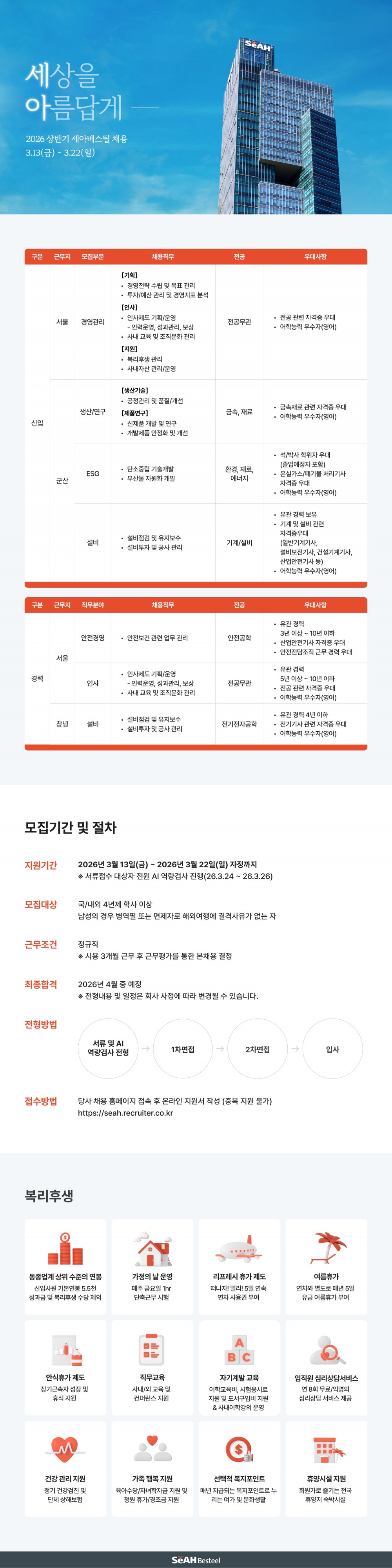 2026 상반기 세아베스틸 채용 공고문_F